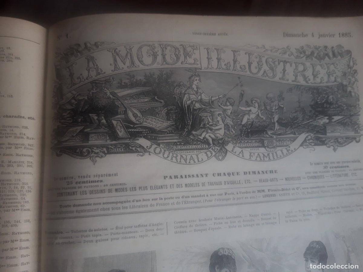 Libros antiguos: Encuadernable Mode Illustree, 1985-6. - Foto 2