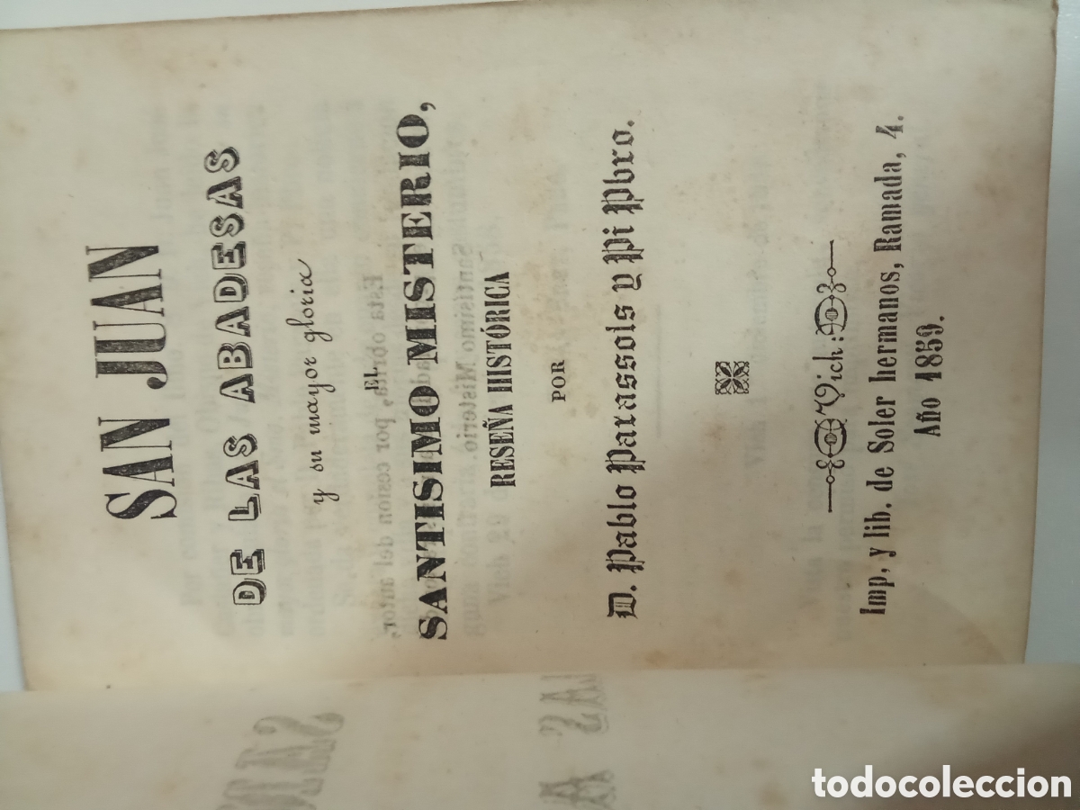 Libros antiguos: San Juan de las Abadesas - Foto 7