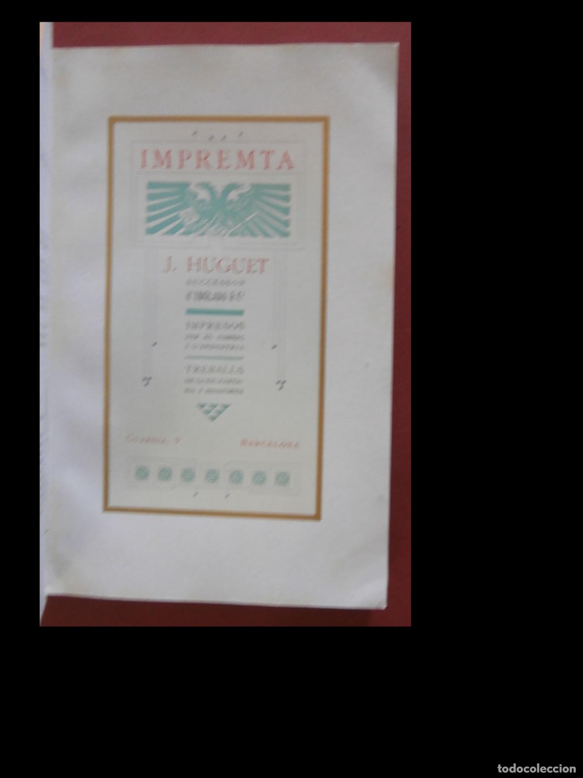 Libros antiguos: Instituto Catal&aacute;n de las Artes del Libro. Almanaque 1918 - Foto 5