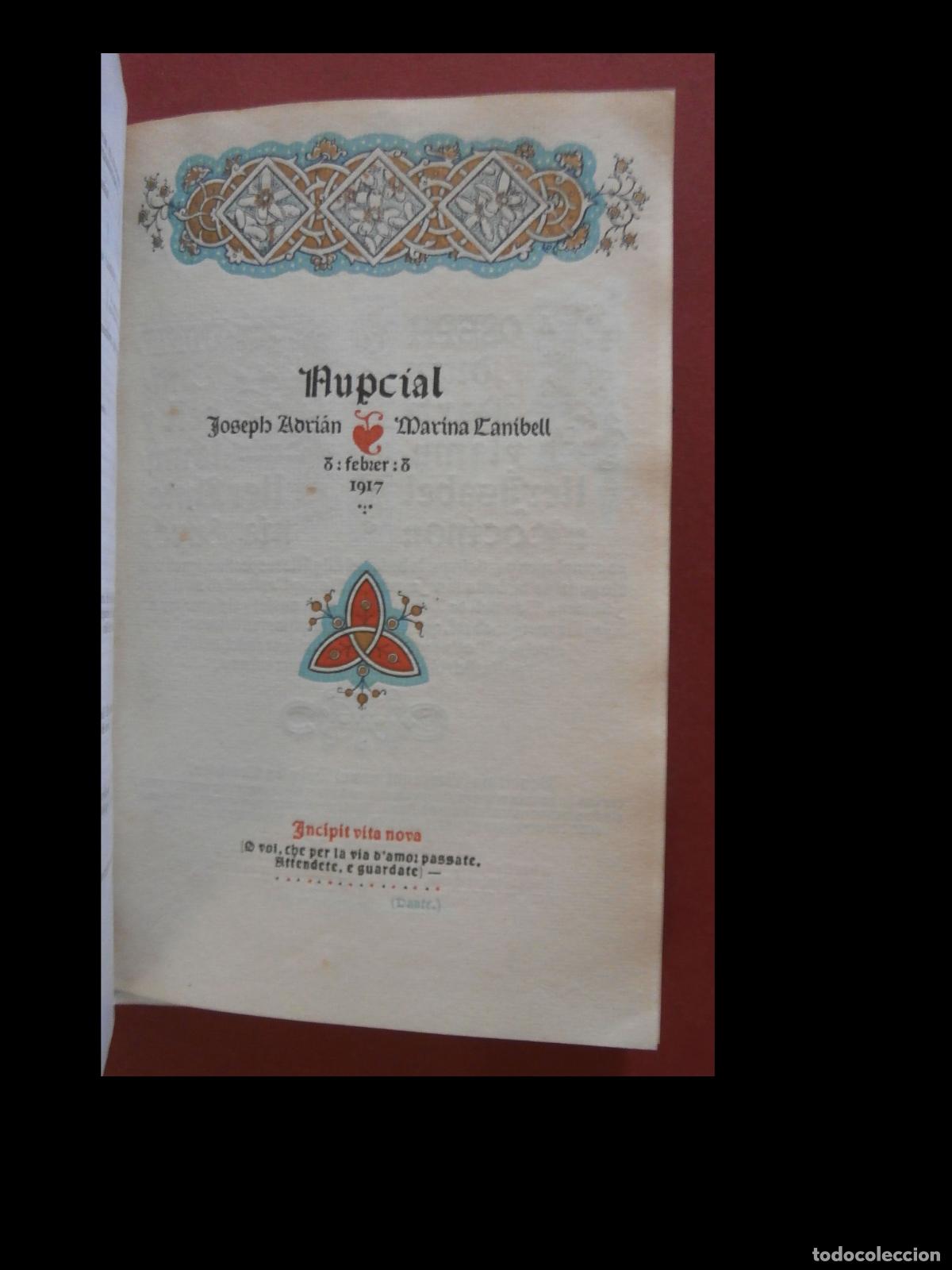 Libros antiguos: Instituto Catal&aacute;n de las Artes del Libro. Almanaque 1918 - Foto 6
