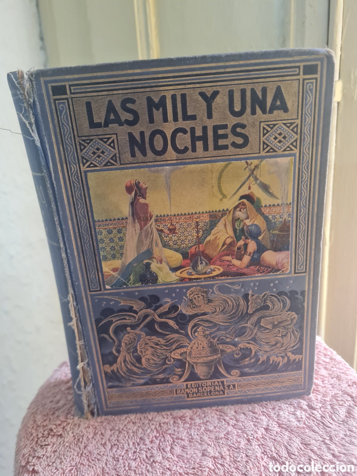 Libros antiguos: Las MILY UNA NOCHES (EDITORIAL RAM&Oacute;N SOPENA S.A BARCELONA) 1934