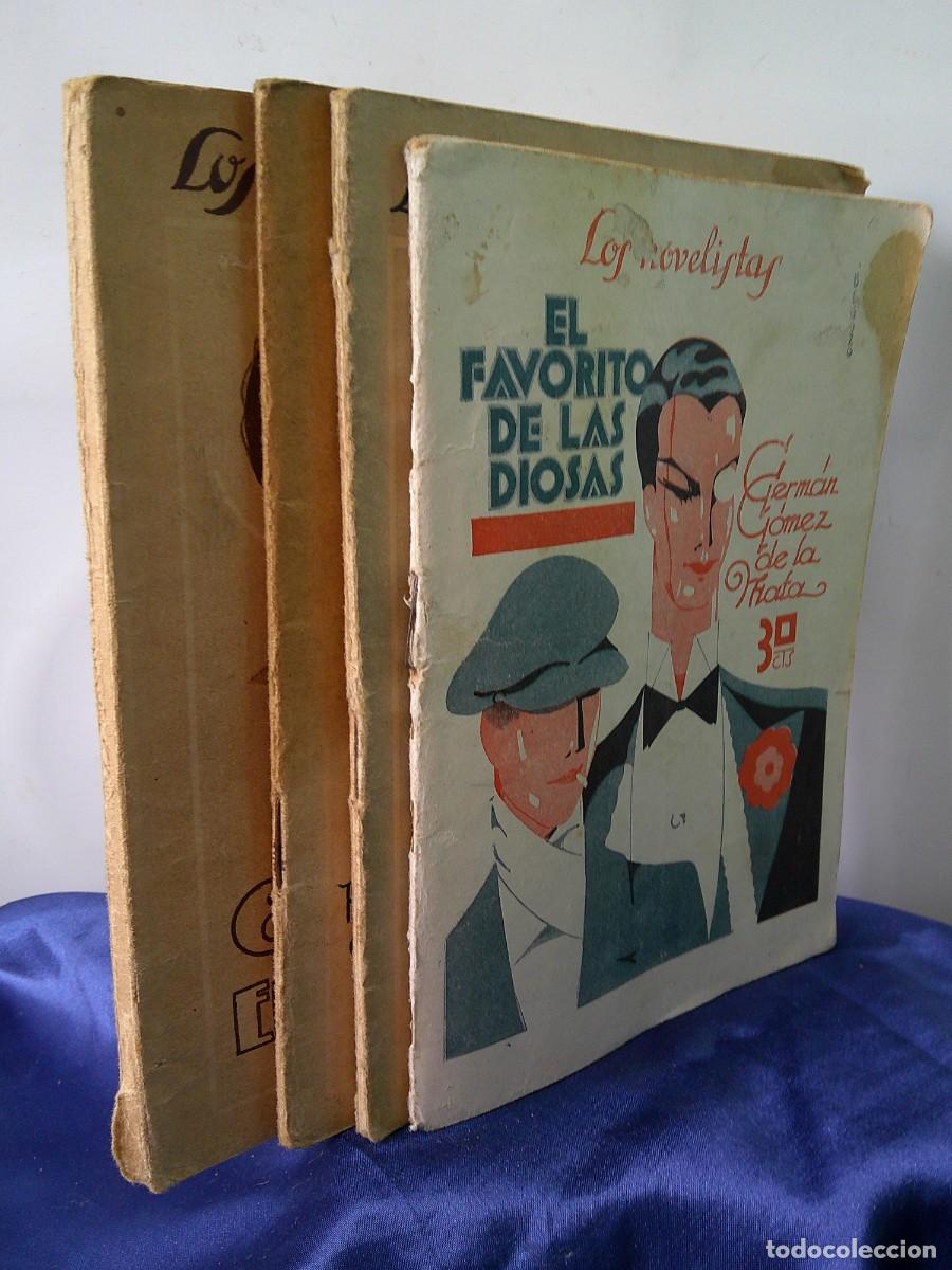 Libros antiguos: Los Novelistas (4) El Pelele, El Favorito de las Diosas, El Rey Midas, El Goce d ROBAR.(1928)C-33bis