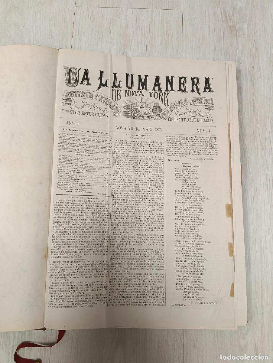 Libros antiguos: Revista Catalana de Novas y Gresca: La Llumanera. 1875-1881.