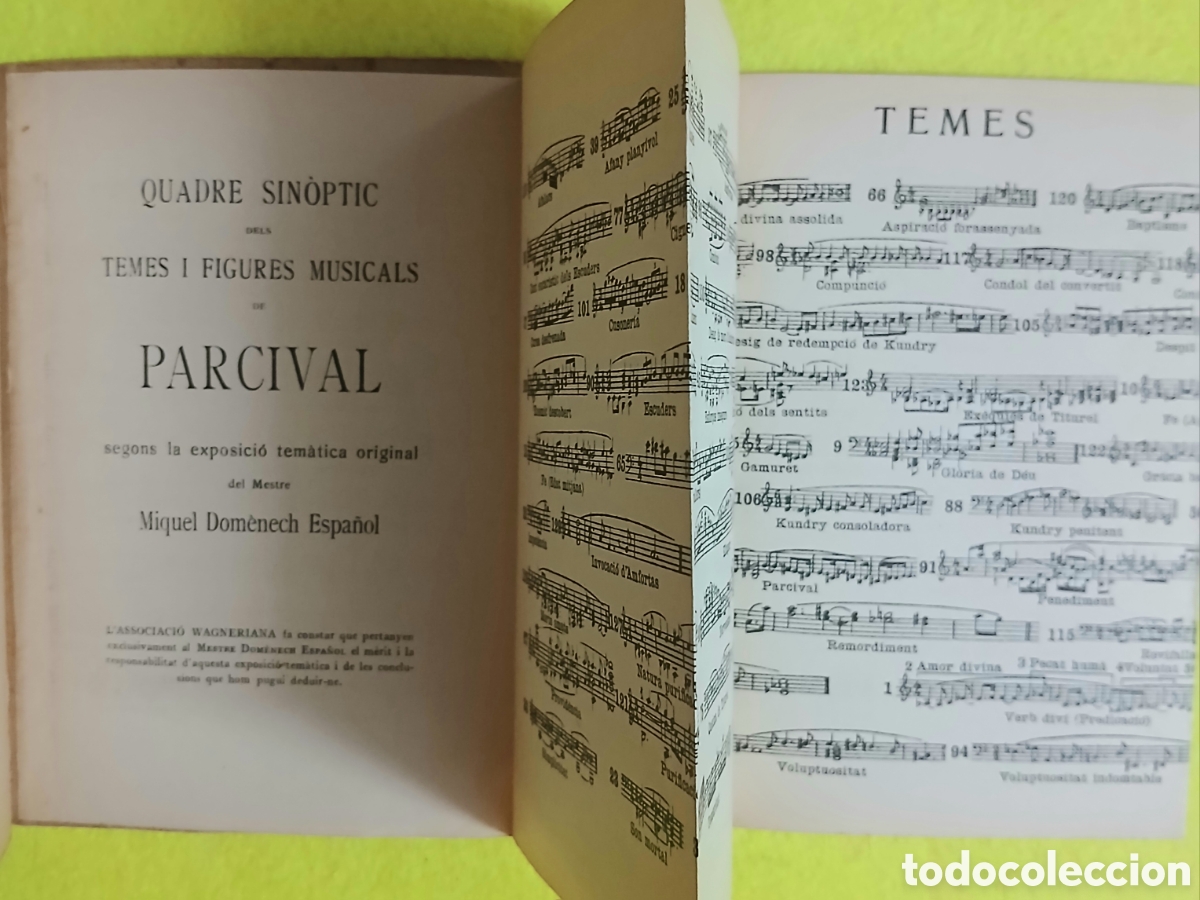 Libros antiguos: Parcival associaci&oacute; wagneriana - Foto 5