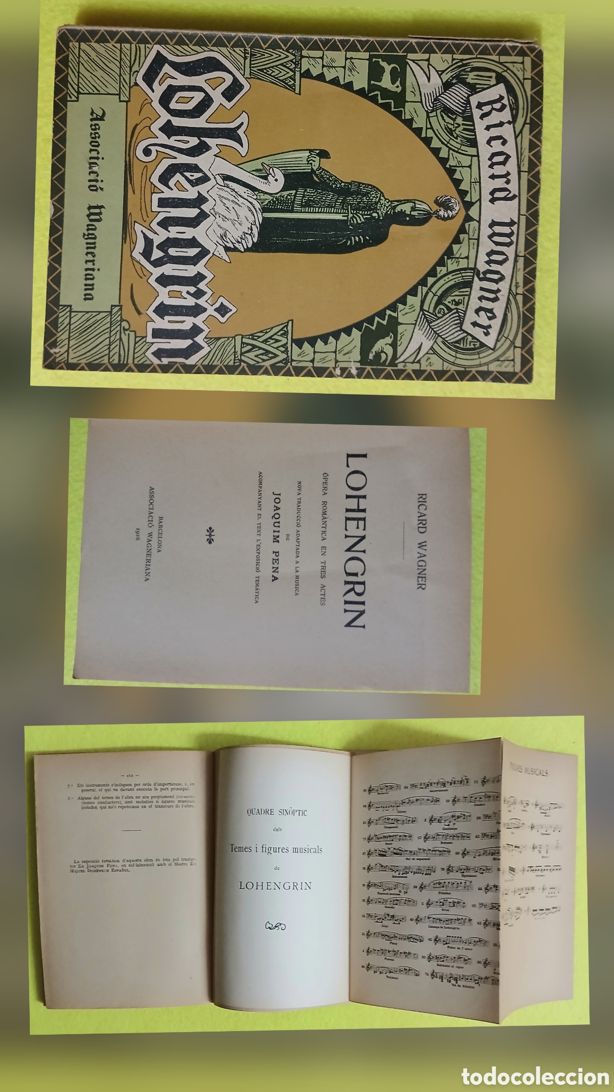 Libros antiguos: Lohengrin associaci&oacute; wagneriana