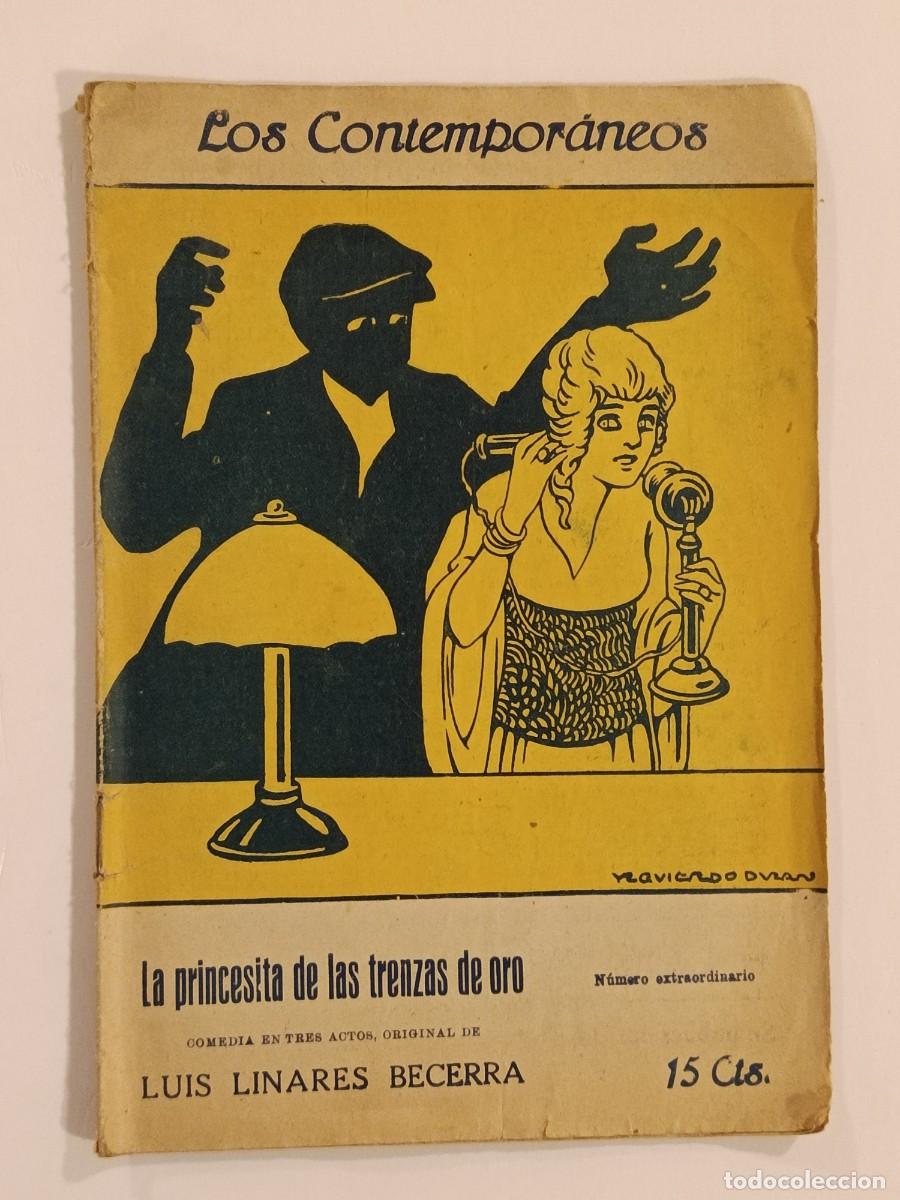 Libros antiguos: LA PRINCESITA DE LAS TRENZAS DE ORO. LUIS LINARES BECERRA. LOS CONTEMPORANEOS 588. 1920