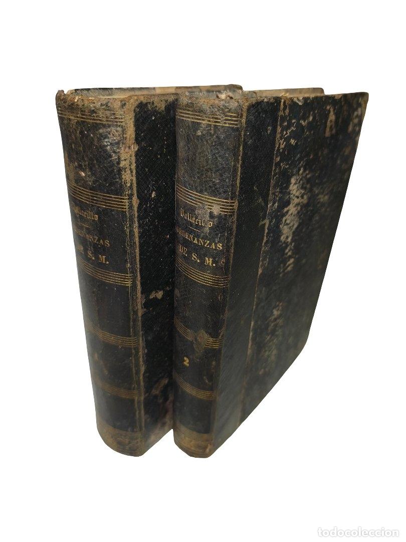 Libros antiguos: 1850. ORDENANZAS DE S. M. PARA EL R&Eacute;GIMEN Y DISCIPLINA DE SUS EJ&Eacute;RCITOS - ANTONIO VALLECILLO (2 TOMO