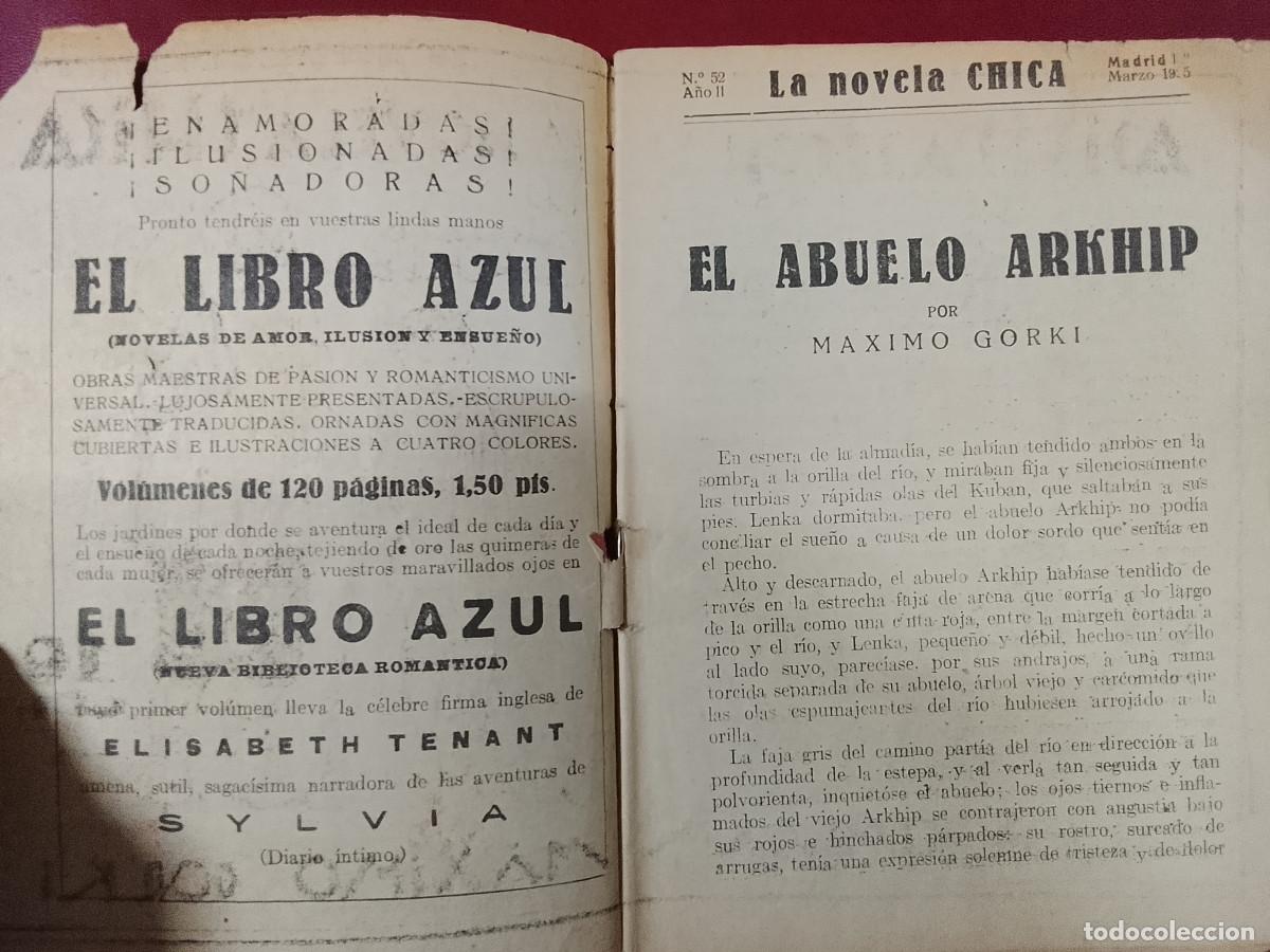 Libros antiguos: M&aacute;ximo Gorki: El abuelo Arkhip (La Novela Chica) - Foto 3