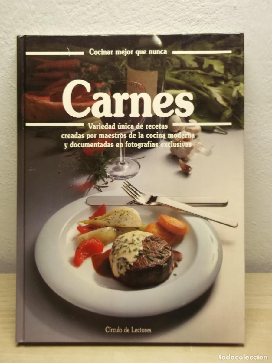Libros antiguos: Carnes. Variedad &uacute;nica de recetas creadas por maestros de la cocina moderna - tapa dura