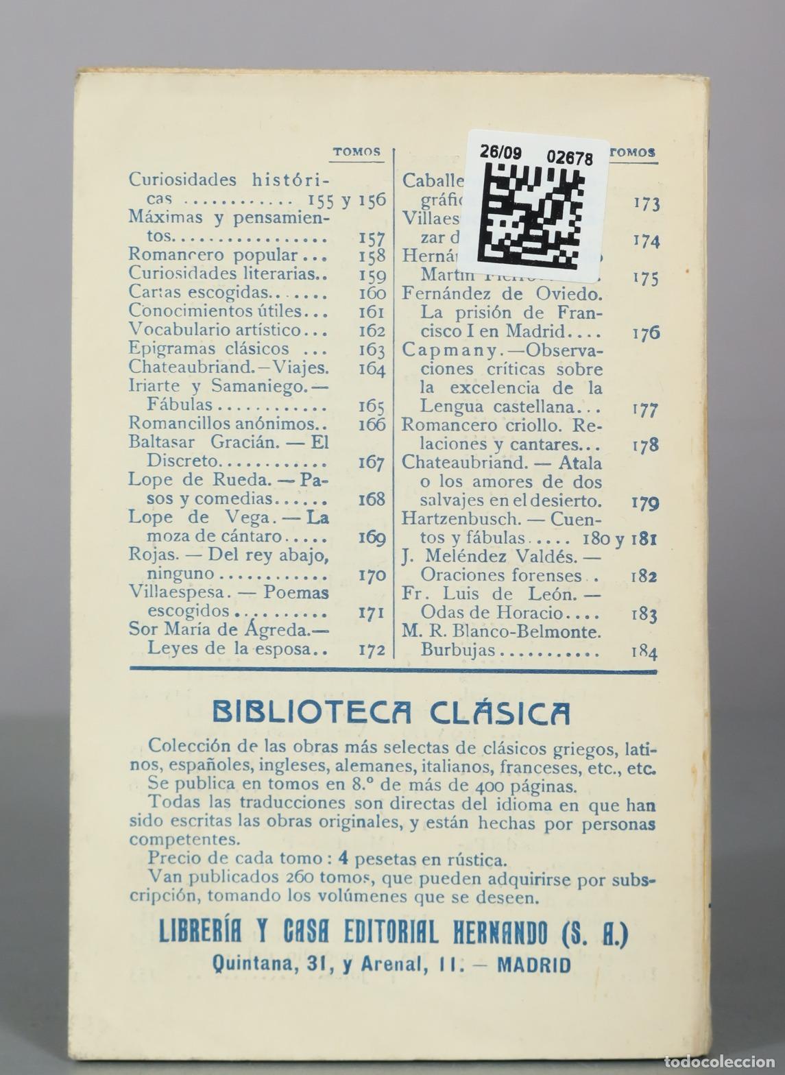 Libros antiguos: Romancero del Cid - Librer&iacute;a y Casa Editorial Hernando TOMO I - Foto 2