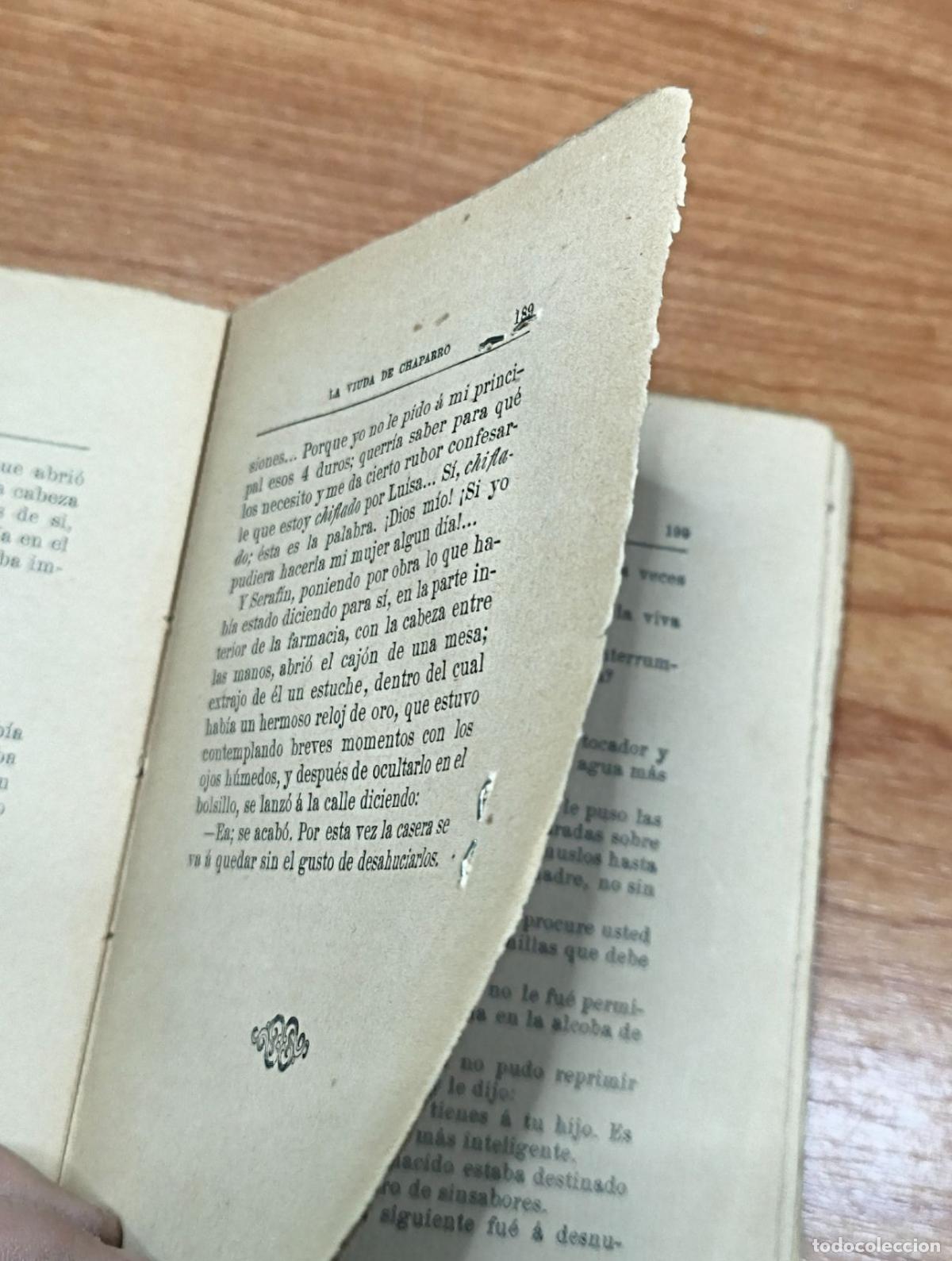 Libros antiguos: La Viuda de Chaparro - Lu&iacute;s Taboada - Administraci&oacute;n de El Imparcial 1899 - Foto 4