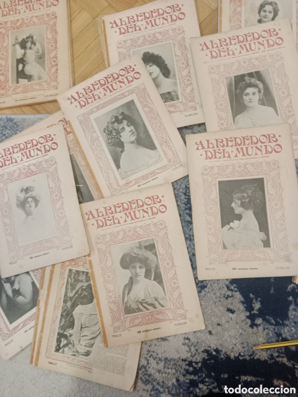 Libros antiguos: Revista Al Rededor del Mundo m&aacute;s de 90 numeros