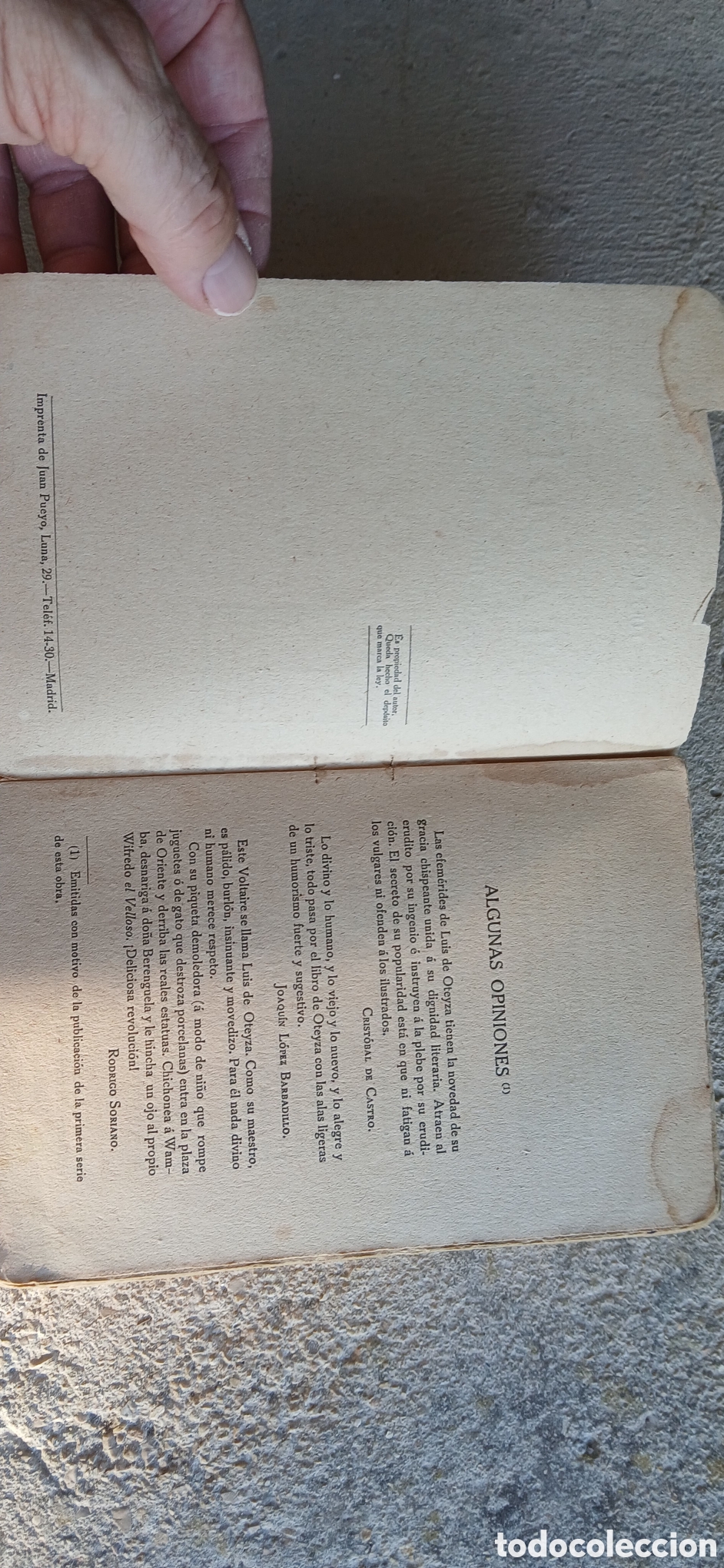 Libros antiguos: Libro antiguo En tal d&iacute;a... Efem&eacute;rides humor&iacute;sticas - Foto 6