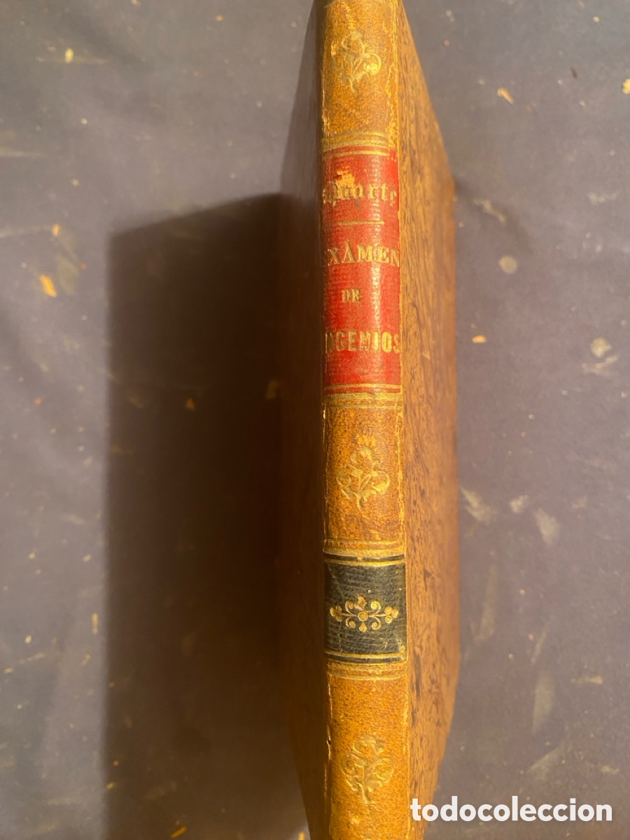 Libri antichi: J. HUARTE DE SAN JUAN : - EXAMEN DE INGENIOS PARA LAS CIENCIAS - (SUBIRANA, 1883)