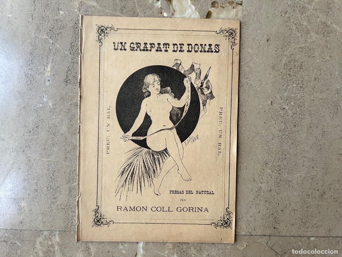 Libros antiguos: Un grapat de donas &ndash; Ramon coll - Barcelona 1884 - Erotisme