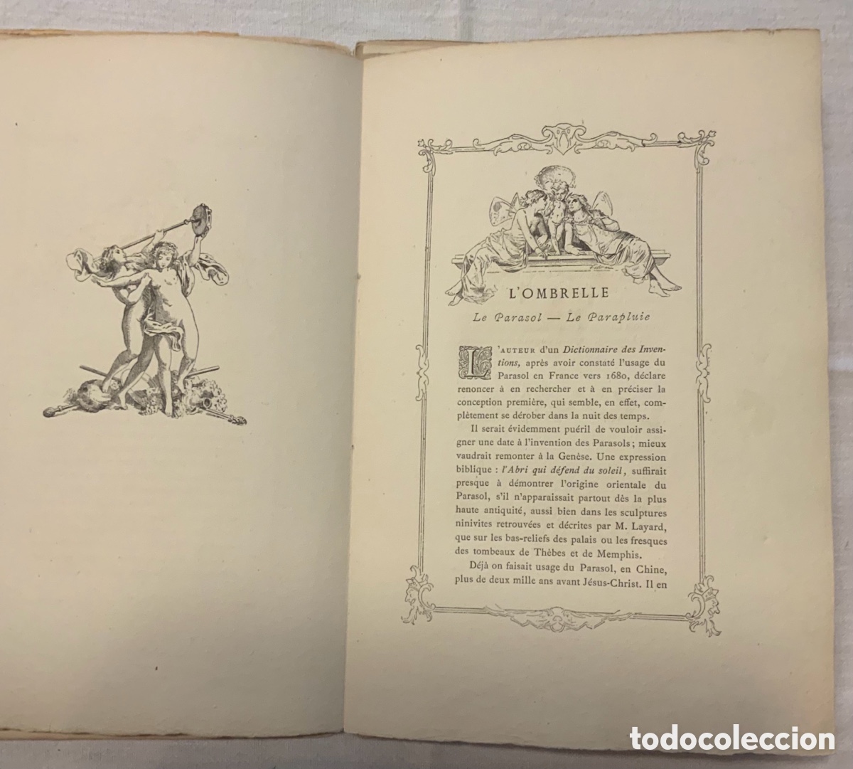 Libros antiguos: LOmbrelle, Octave Uzanne. 1883 - Foto 4
