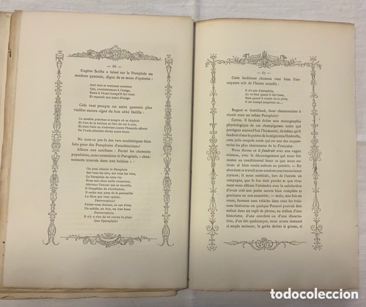 Libros antiguos: LOmbrelle, Octave Uzanne. 1883 - Foto 8