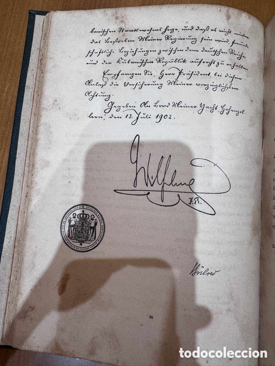 Libros antiguos: Documentos Internacionales referentes al reconocimiento de la Rep&uacute;blica de Cuba 1904 - Foto 7