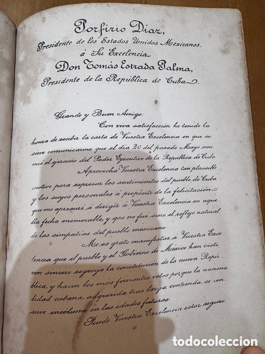 Libros antiguos: Documentos Internacionales referentes al reconocimiento de la Rep&uacute;blica de Cuba 1904 - Foto 16