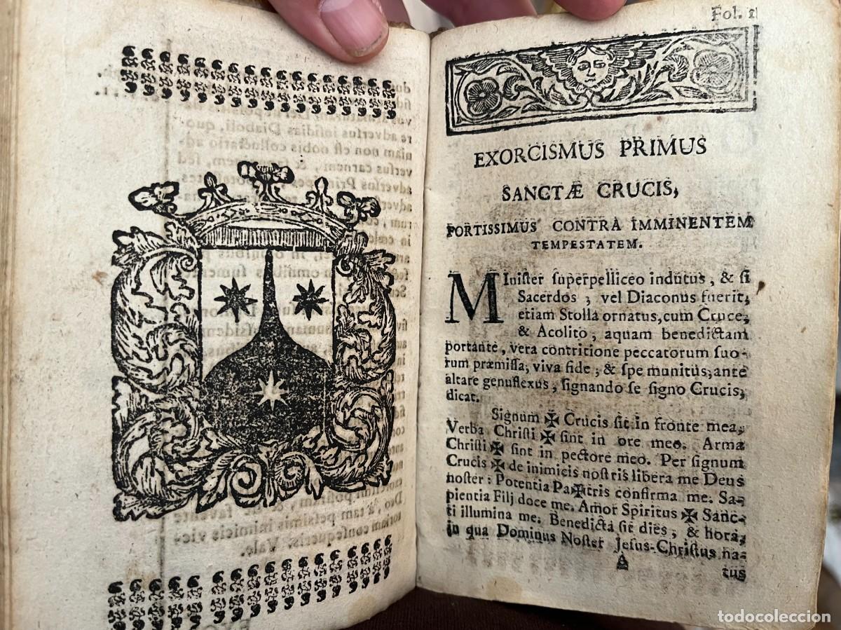 Libros antiguos: Libro de exorcismos Salamanca 1739 primera edici&oacute;n raro demonolog&iacute;a