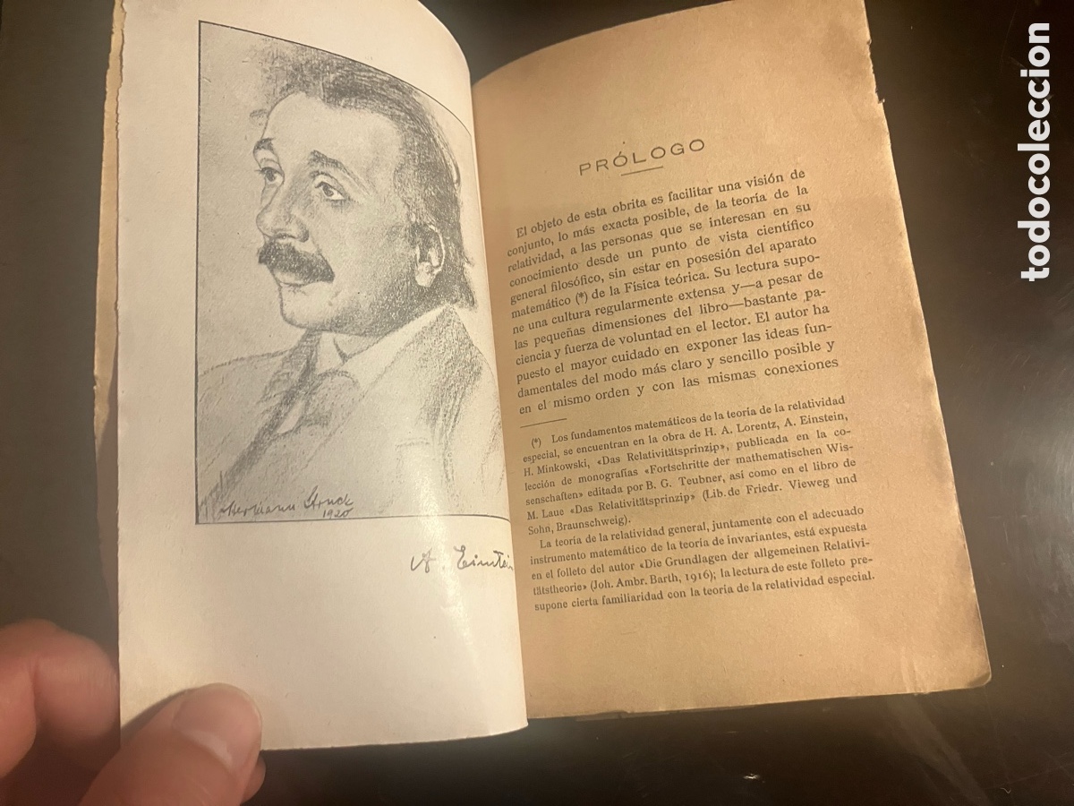 Libros antiguos: A. Einstein. Teor&iacute;a de la Relatividad, trad. Lorente de No. 1923 - Foto 3