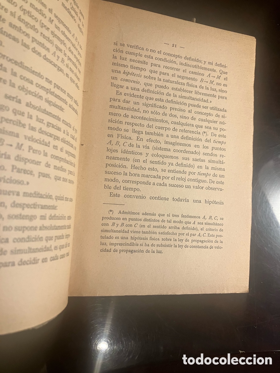 Libros antiguos: A. Einstein. Teor&iacute;a de la Relatividad, trad. Lorente de No. 1923 - Foto 4
