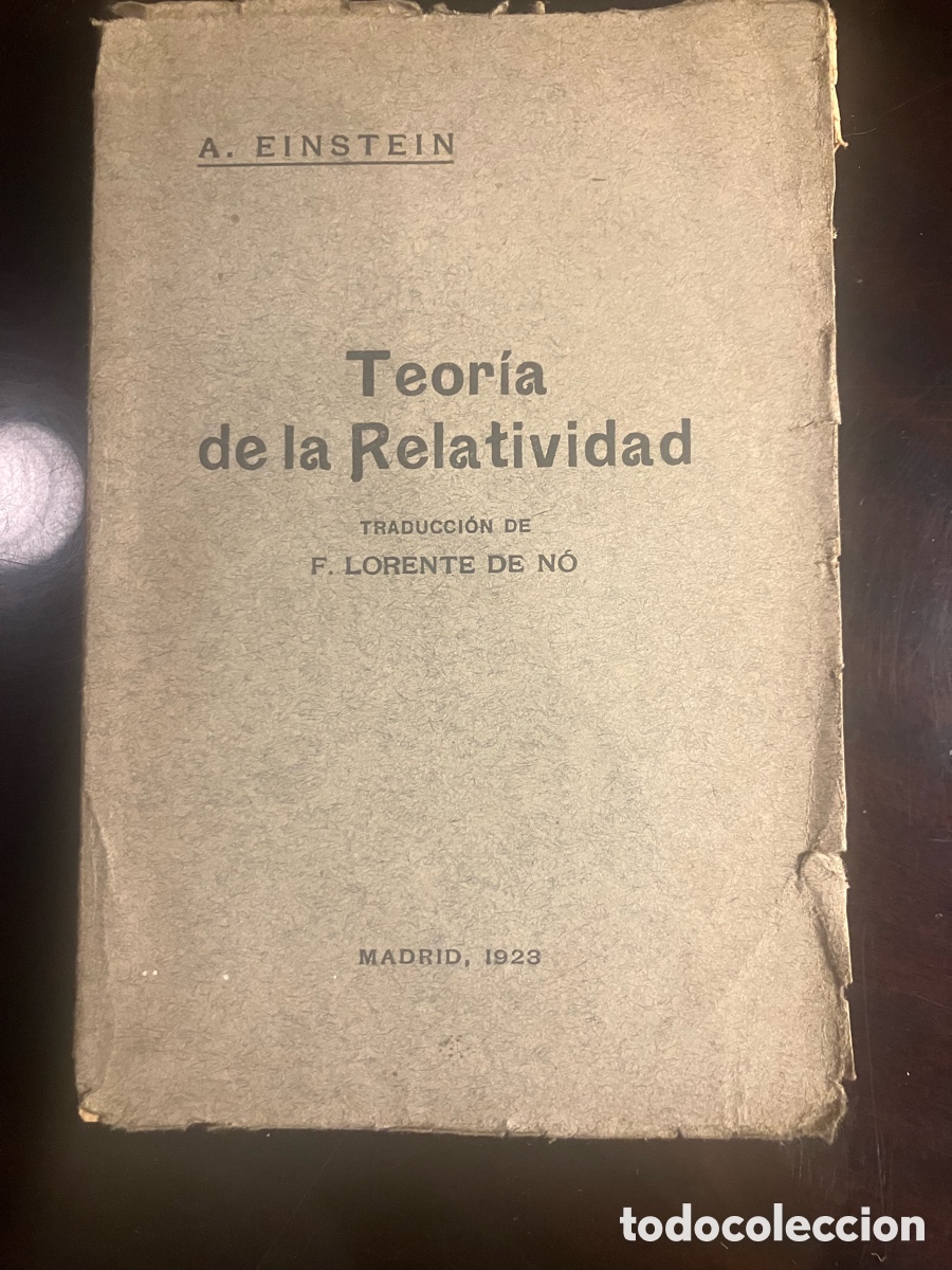Libros antiguos: A. Einstein. Teor&iacute;a de la Relatividad, trad. Lorente de No. 1923 - Foto 1