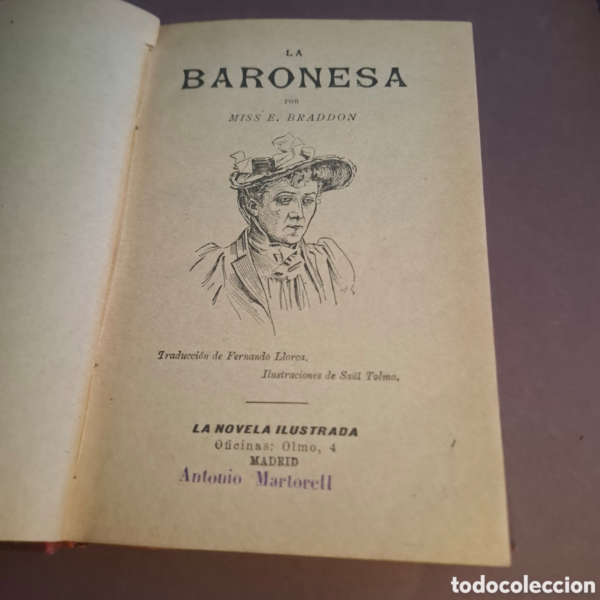 Libros antiguos: La baronesa - La novela ilustrada - Madrid - Foto 2