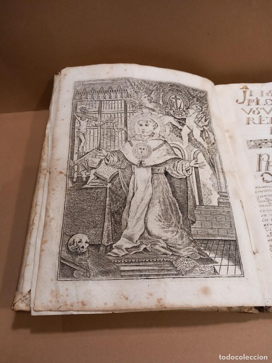 Libros antiguos: ANTIGUO LIBRO EN LAT&Iacute;N FILOSOFIA ?? CON TAPAS DE TRIPA (G) - Foto 3