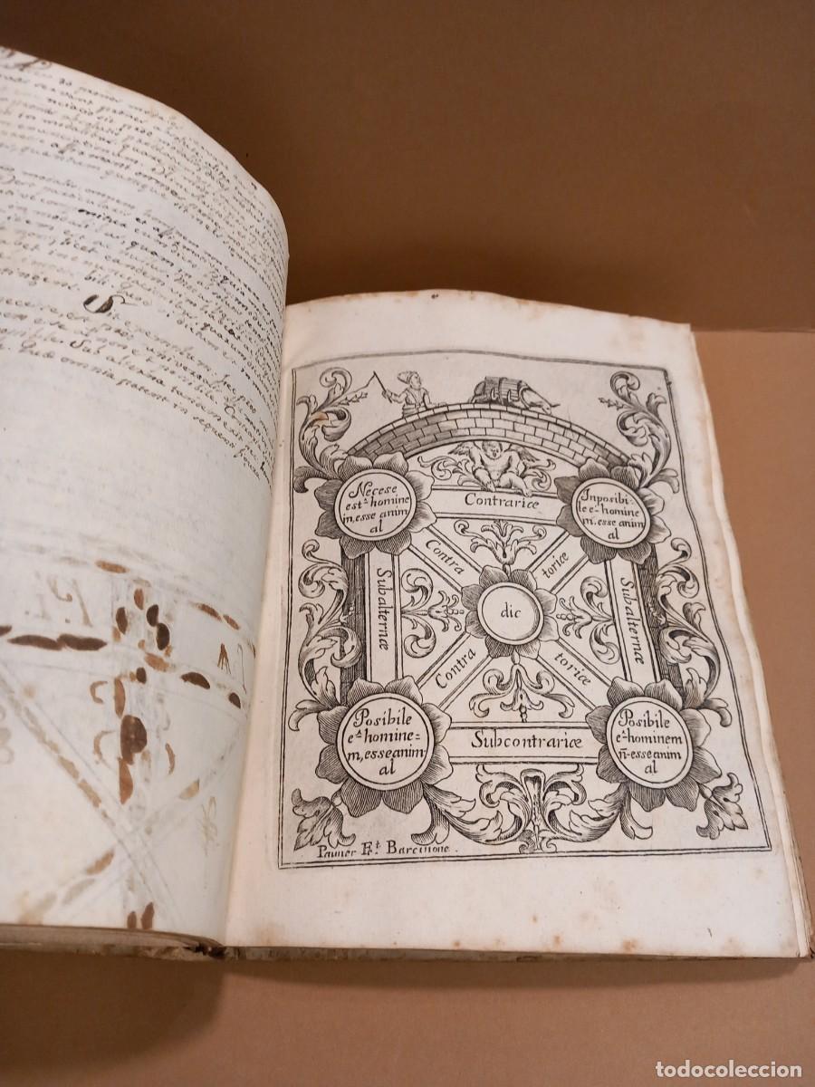 Libros antiguos: ANTIGUO LIBRO EN LAT&Iacute;N FILOSOFIA ?? CON TAPAS DE TRIPA (G) - Foto 7