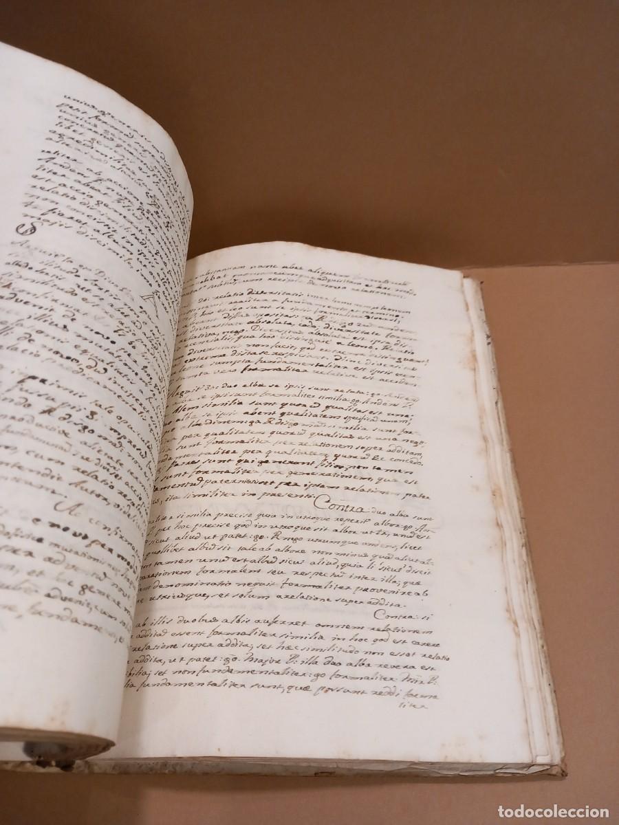 Libros antiguos: ANTIGUO LIBRO EN LAT&Iacute;N FILOSOFIA ?? CON TAPAS DE TRIPA (G) - Foto 10