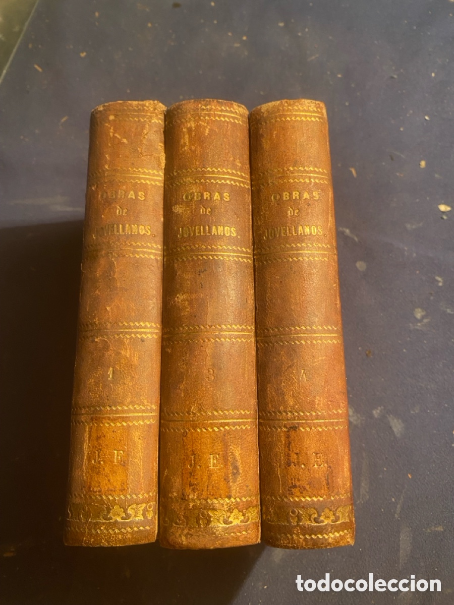 Libros antiguos: GASPAR MELCHOR DE JOVELLANOS: - OBRAS (TOMOS I, III, IV) - MADRID, 1846)