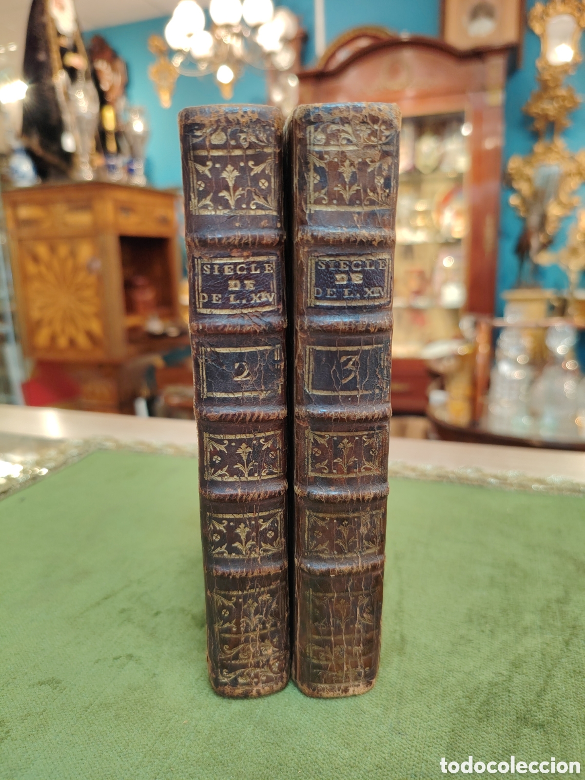 Libros antiguos: Edici&oacute;n antigua Le Si&egrave;cle de Louis XIV de Voltaire, impresas en Neuch&acirc;tel en 1783 (M. DCC. LXXXIII)