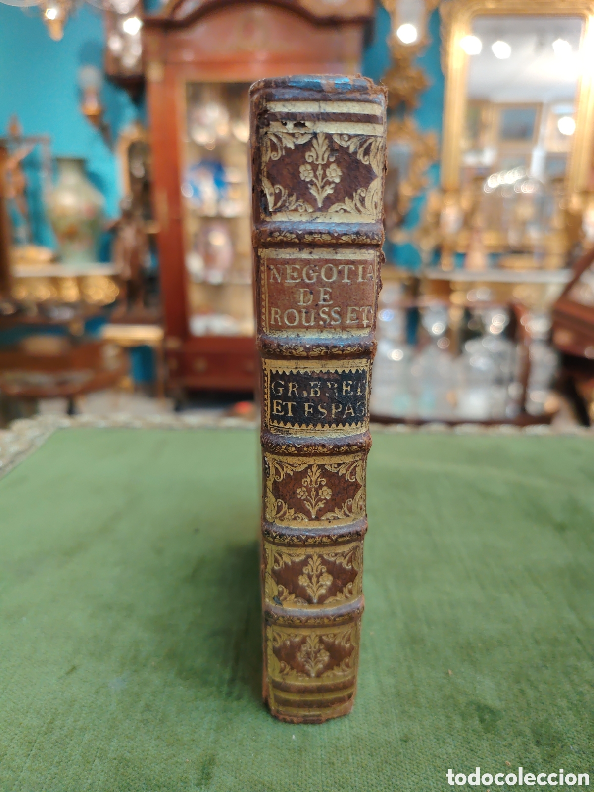 Libros antiguos: Antiguo titulado Le Proc&egrave;s entre la Grande-Bretagne et l'Espagne, publicado en La Haya....
