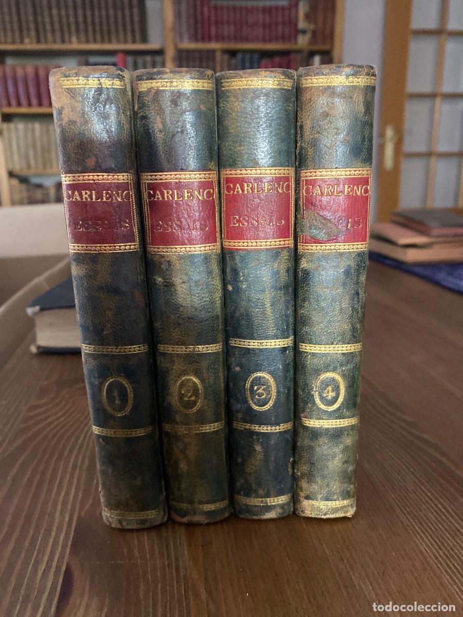 Libros antiguos: Essais sur l&rsquo;Histoire des Belles Lettres, des Sciences et des Arts.JUVENEL DE CARLENCAS, Felix 1757