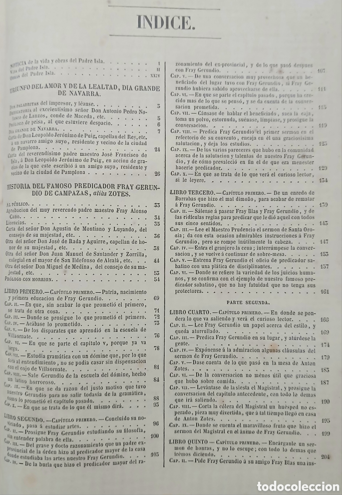 Libros antiguos: Obras escogidas Padre Jos&eacute; Francisco de Isla - Foto 4