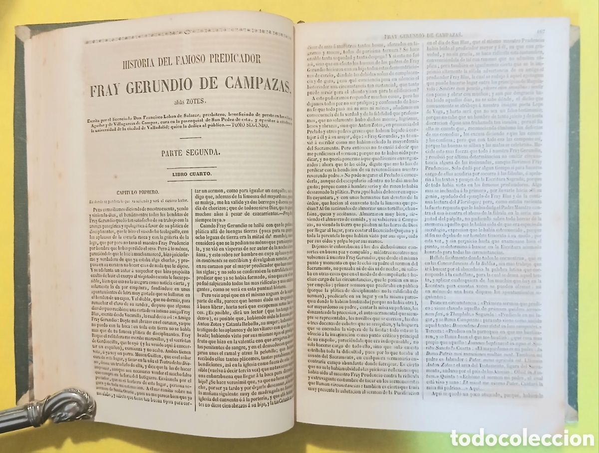 Libros antiguos: Obras escogidas Padre Jos&eacute; Francisco de Isla - Foto 8