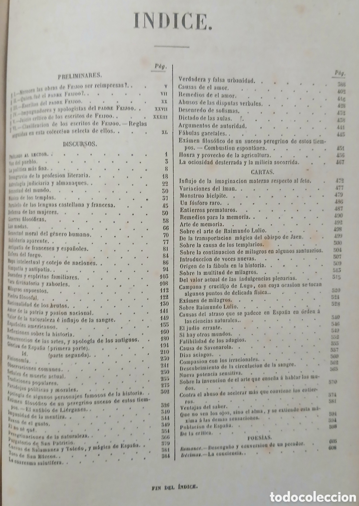 Libros antiguos: PADRE FRAY BENITO JER&Oacute;NIMO FEIJOO Y MONTENEGRO - Foto 5