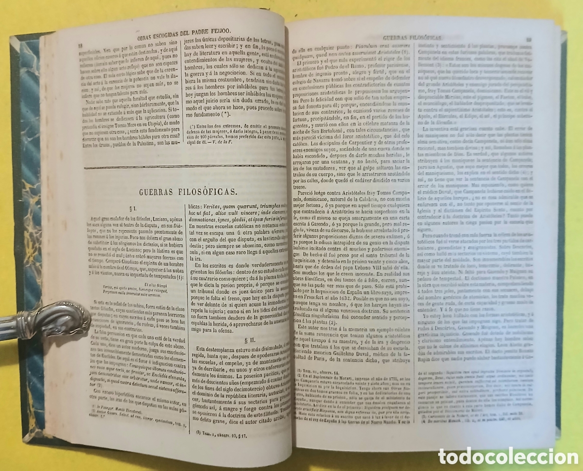 Libros antiguos: PADRE FRAY BENITO JER&Oacute;NIMO FEIJOO Y MONTENEGRO - Foto 8