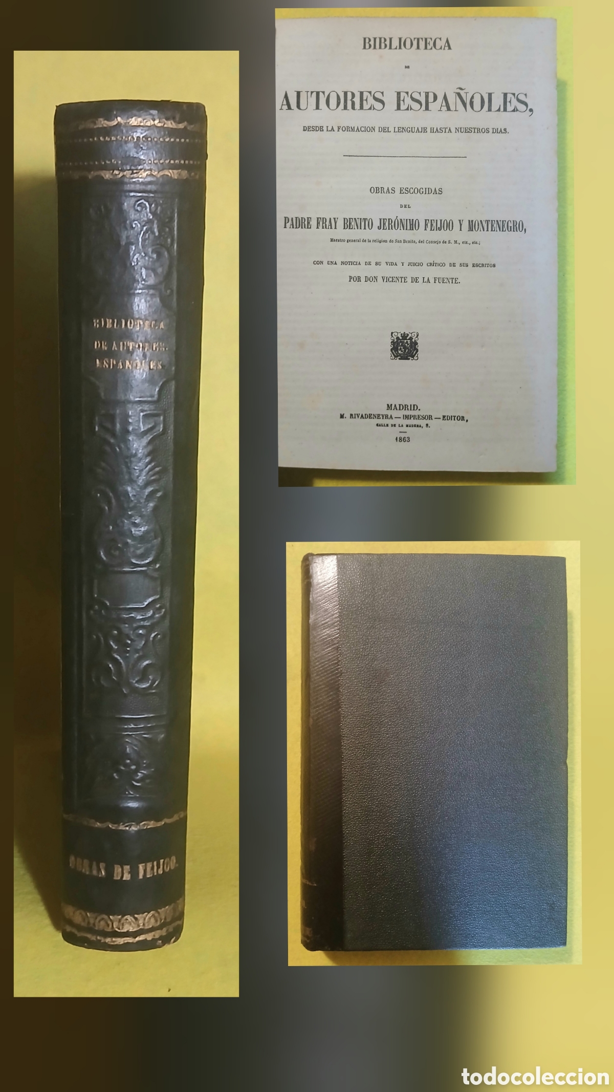 Libros antiguos: PADRE FRAY BENITO JER&Oacute;NIMO FEIJOO Y MONTENEGRO