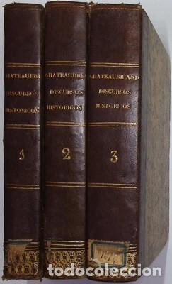 Libros antiguos: Estudios o discursos hist&oacute;ricos sobre la caida del Imperio Romano, el nacimiento y los progresos del