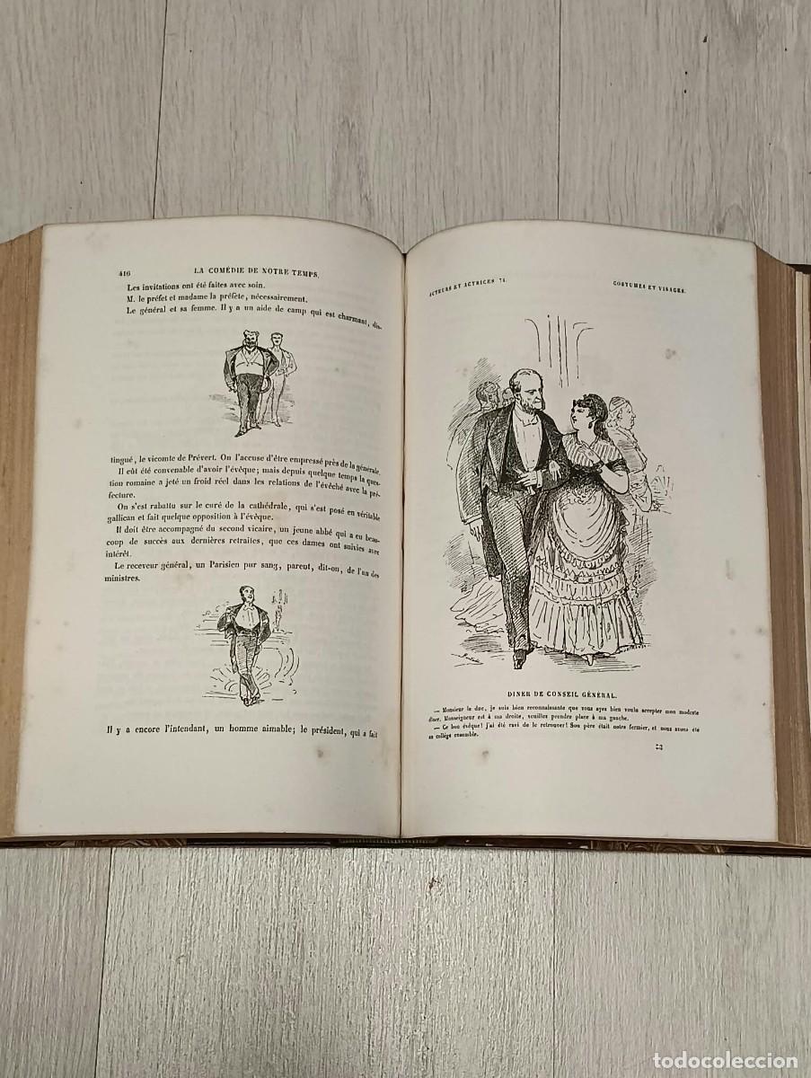 Libros antiguos: La com&eacute;die de notre temps. Bertall. - Foto 2