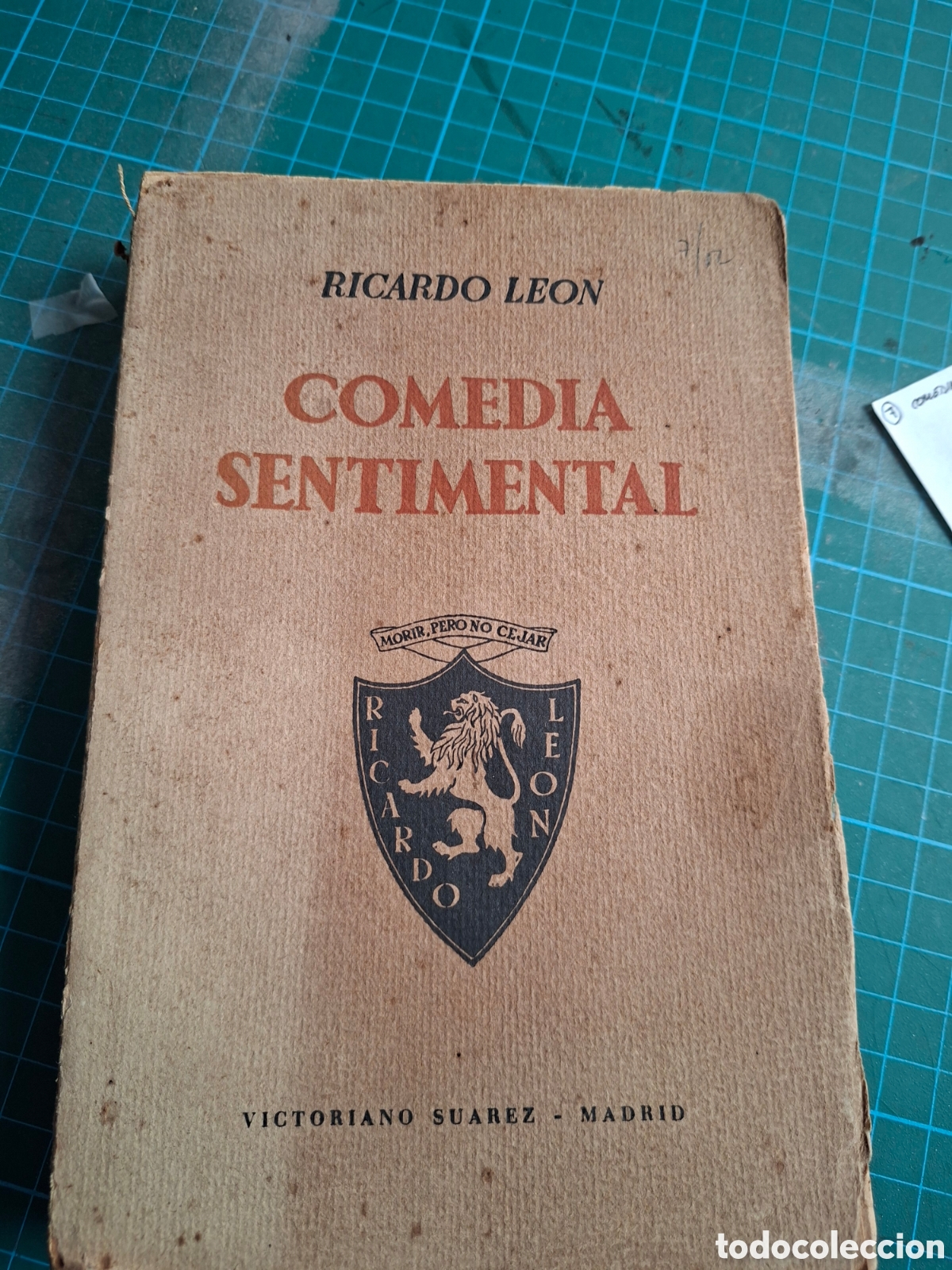 Libros antiguos: CoOnedia sentimental