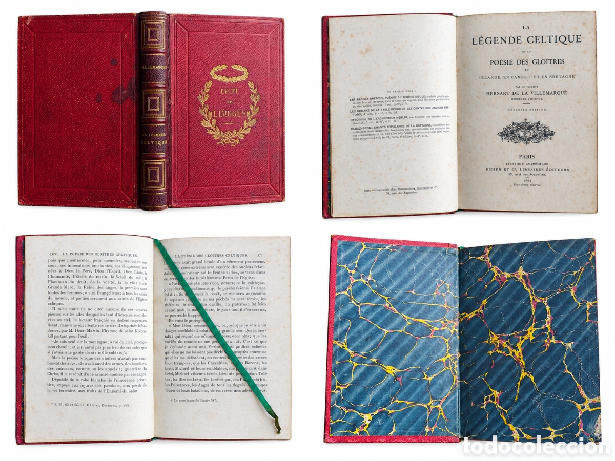 Libros antiguos: Libro sobre cultura celta 1864
