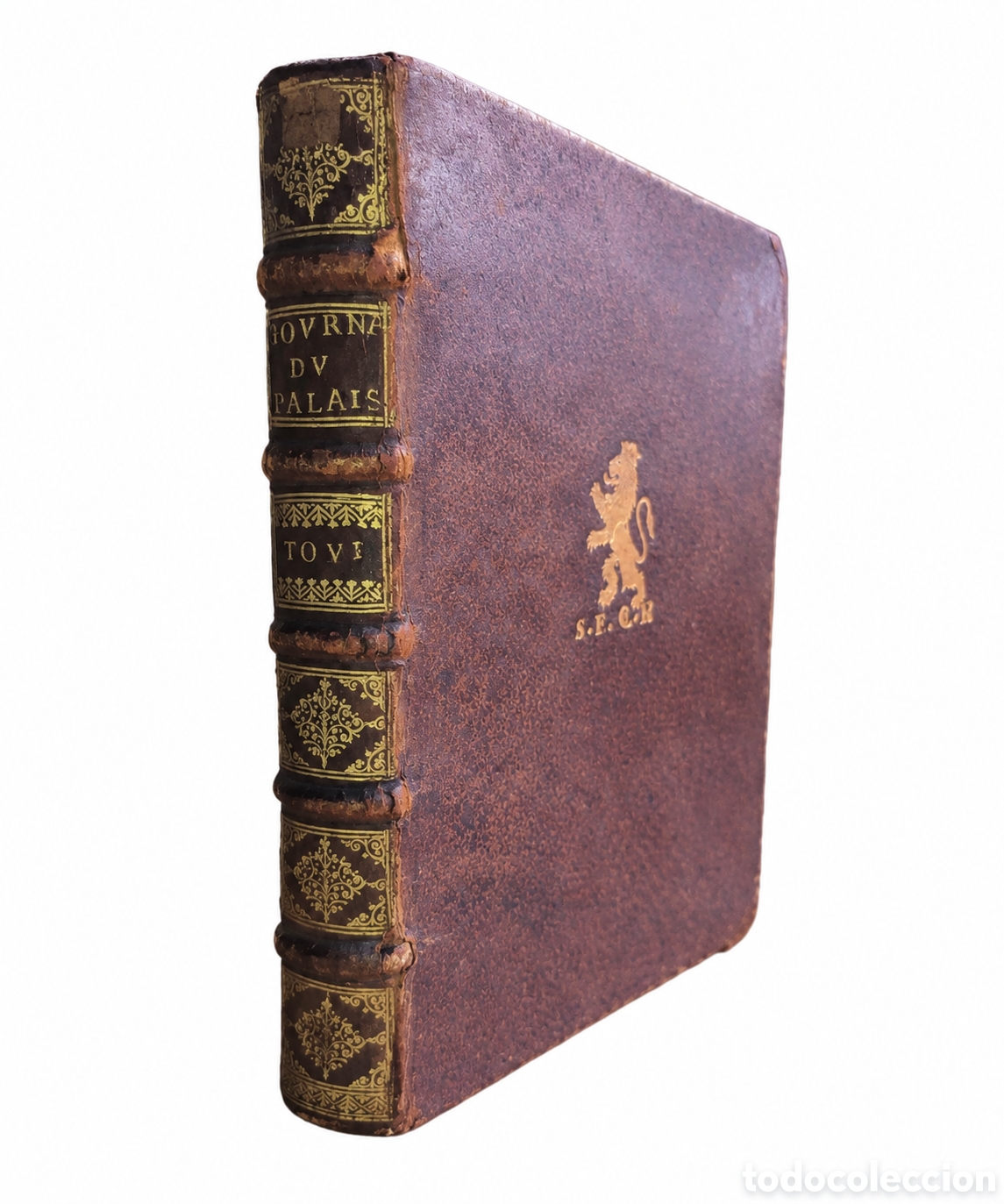Libri antichi: Libro Siglo XVII con encuadernaci&oacute;n her&aacute;ldica