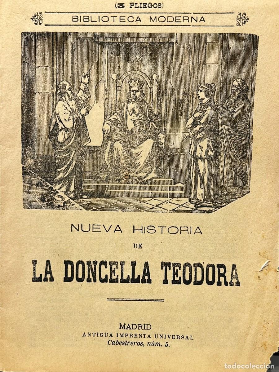 Libros antiguos: NUEVA historia de la Doncella Teodora. - Foto 1