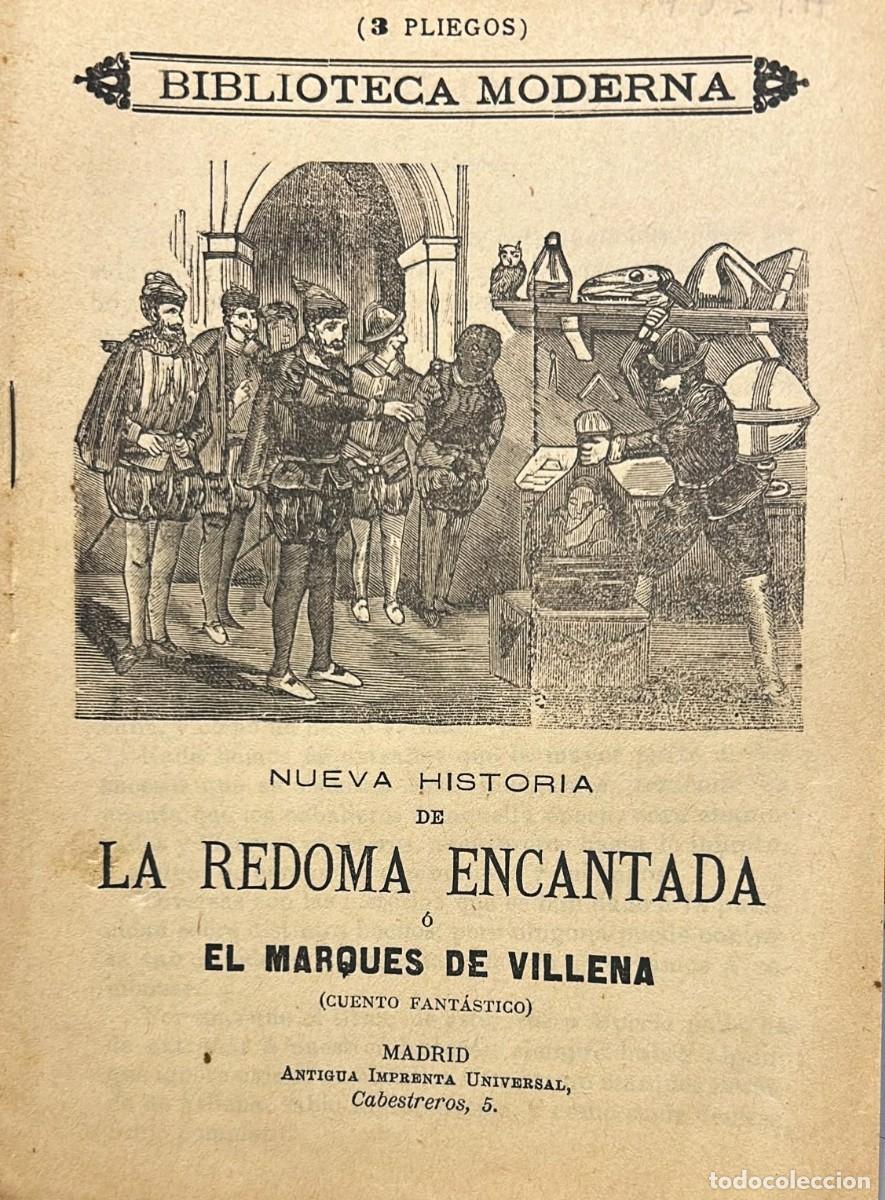 Libros antiguos: NUEVA historia de la Redoma Encantada &oacute; el Marqu&eacute;s de Villena (Cuento fant&aacute;stico).