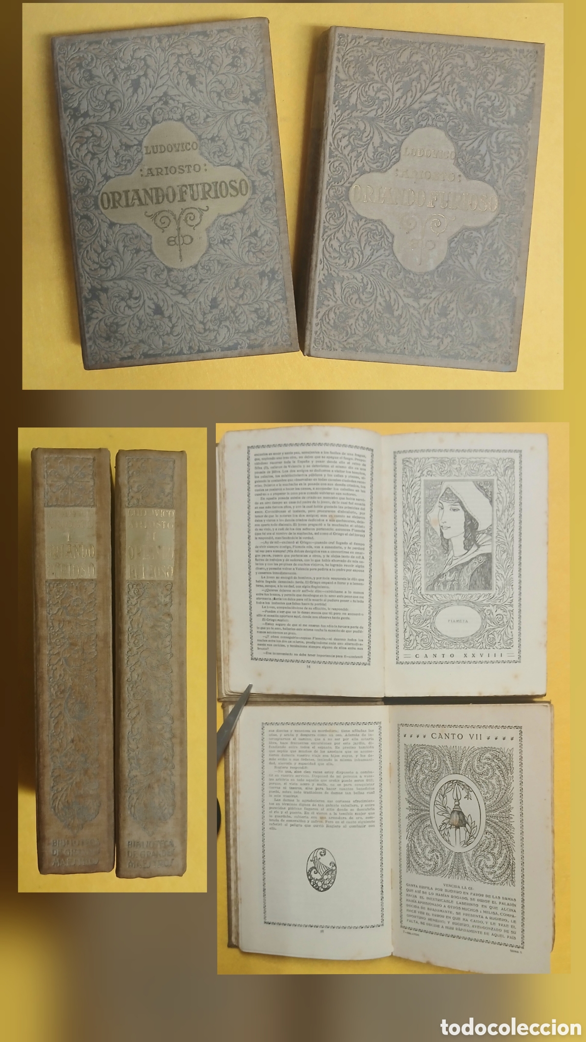 Libros antiguos: Orlando Furioso , Ludovico Ariosto
