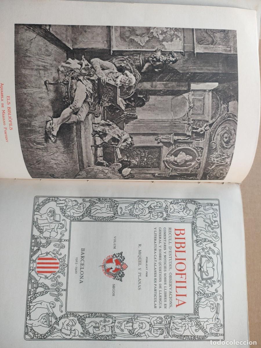 Libros antiguos: Miquel Planas bibliofilia volumen segundo 1915-1920