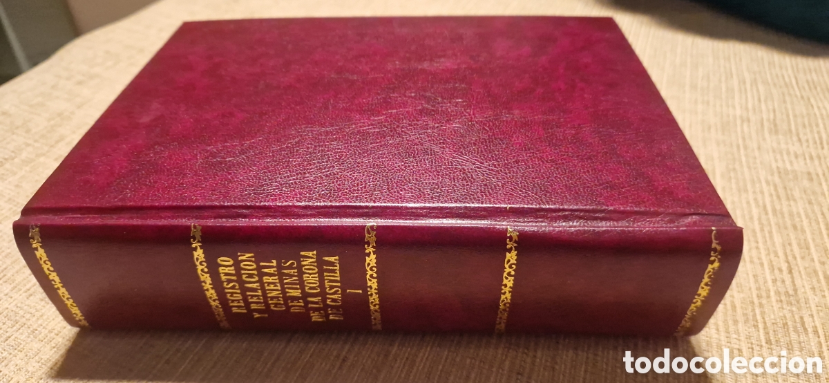 Libros antiguos: Libro Antiguo (1832) - Registro y Relaci&oacute;n General de Minas de la Corona de Castilla. Tomo I. Primer